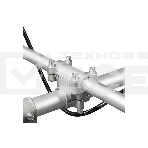 Триммер электрический Kranz KR-1400, 1400Вт, 420/255мм, катушка+диск, разборная штанга, фото10