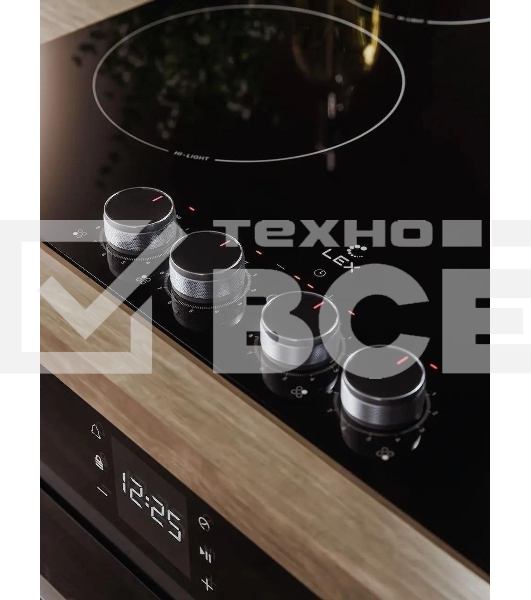 Варочная поверхность Lex EVH 6040 M BL черный