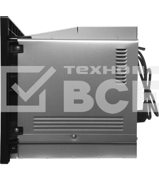 Микроволновая печь встраиваемая Domfy DM2540BW BG черный, 25 л, 900 Вт,  переключатели - поворотный механизм/кнопки