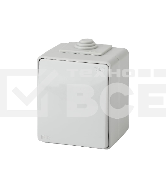 Выключатель Эра Б0035972 11-1601-03 IP65, 10АХ-250В, ОУ, Эра Эксперт, серый