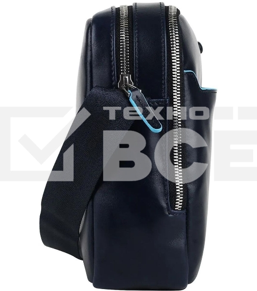 Сумка-мессенджер мужская Piquadro Blue Square CA5086B2/BLU2, темно-синий, натур.кожа