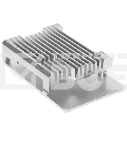 Корпус Qumo Aluminum case without fan, Raspberry Pi 3, silver(RS024)