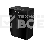 Шредер Fellowes PowerShred Р-42С черный (секр.P-4) фрагменты 8лист. 15лтр. скрепки скобы пл.карты, фото 1