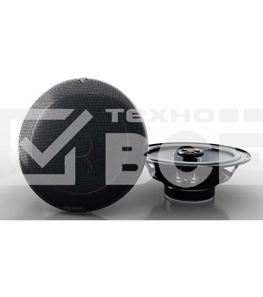Колонки автомобильные Prology CX-165 140Вт 89дБ 4Ом 16см (6.5дюйм) (ком.:2кол.) коаксиальные двухполосные