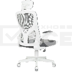 Кресло компьютерное Бюрократ ASTER NH-W TW-04 Neo Grey темно-серый, сетка/ткань, с подголов. крестов. пластик, пластик белый, фото18