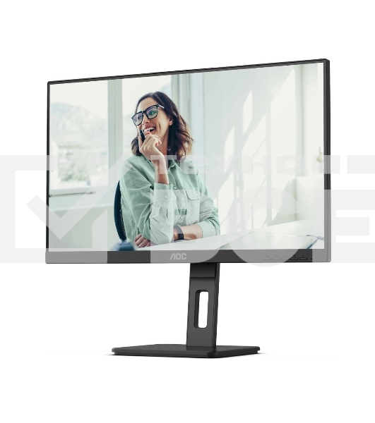 Монитор 27' AOC Q27P3CV IPS 2560x1440, 75 Гц, 4 мс, 16:9, 350 кд/м², 2xHDMI 1.4, DisplayPort 1.2, USB-концентратор (4x USB 3.0), 2.5 Gigabit Ethernet, встроенные динамики, черный