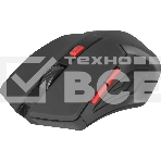 Мышь беспроводная Defender Accura MM-275 красный, 1600 dpi, радиоканал, USB, кнопки - 6, фото18