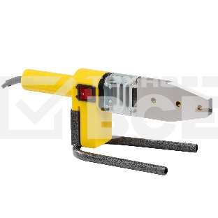 Аппарат для сварки пластиковых труб 850Вт KOLNER KPW 850C, время нагрева 1.5мин, рабочая температура 300гр, насадка 16, 20, 25, 32мм, муфтовая сварка, кабель 2м (набор осн., кейс)