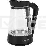 Чайник электрический Starwind SKG2116 1.8л. 1700Вт черный/прозрачный корпус: стекло, фото10