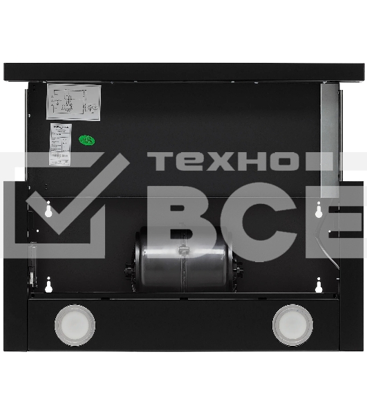 Вытяжка Krona KAMILLA TK 600 черный (1 мотор)