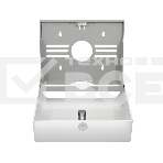 Диспенсер бумажных полотенец Puff-5130, белый, с замком, ABS-пластик, фото5