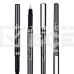 Ручка гелевая Deli S36 черный, d=0.5мм, черные чернила, линия 0.35мм, фото2