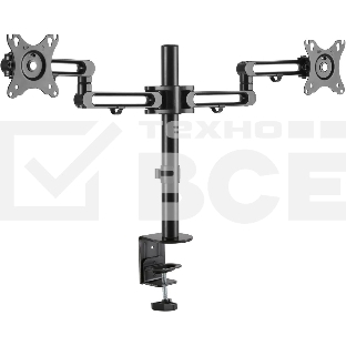 Кронштейн для мониторов Ultramounts UM737 черный 17'-32' макс.8кг крепление к столешнице поворот и наклон