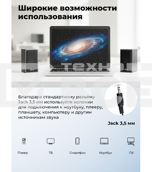 Портативная колонка Ritmix SP-3035W