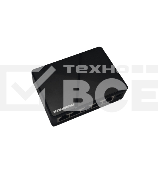 Коммутатор неуправляемый NEOMAX NMS-105P-1000-P, 5 портов 1000 Mbps, пластик
