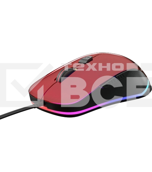 Мышь проводная GMNG 850GM красный, 7200 dpi, USB, кнопки - 6