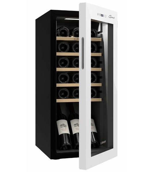 Винный шкаф Libhof GM-18 белый, 53 л, 1 отсек, 18 бут., класс A