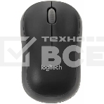Мышь беспроводная Logitech M186 черный/серый, 1000 dpi, радиоканал, USB, кнопки - 3, фото2
