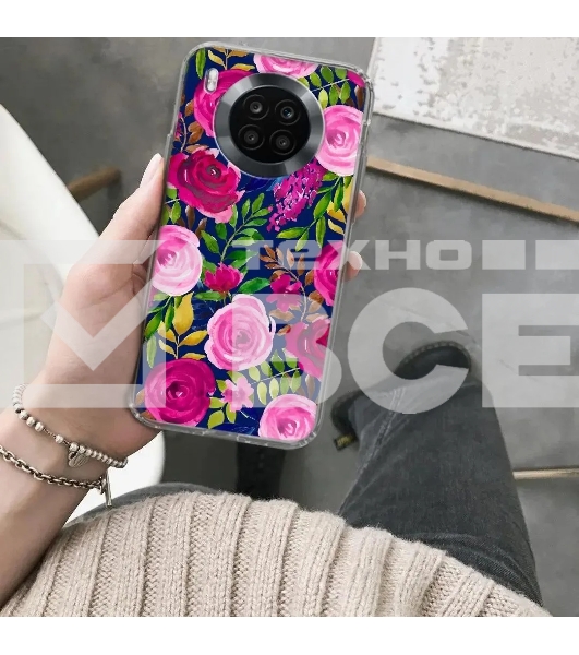 Чехол (клип-кейс) Gresso Air, для Honor 50 Lite, прозрачный/рисунок [gr17aaae9352]