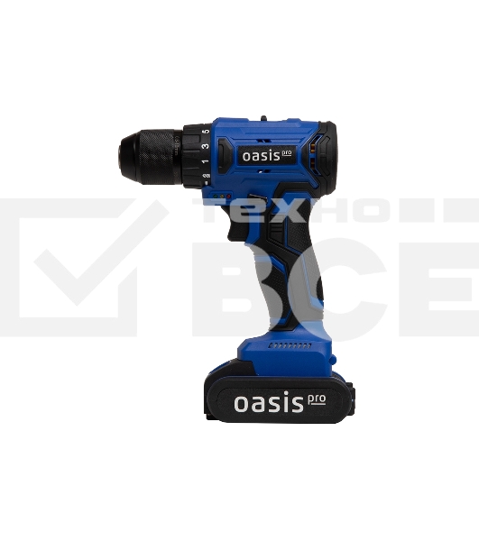 Дрель-шуруповерт Oasis ASB-21V PRO (J) 201, Аккумуляторная, 21В, 2 АКБ, Кейс