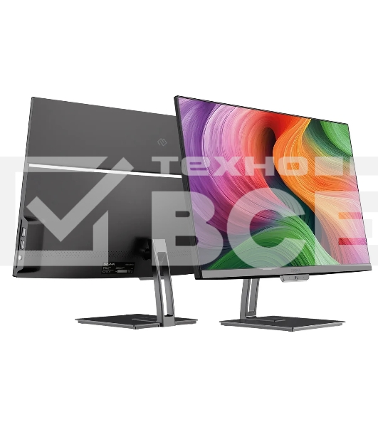 Моноблок Digma Action 21.5' Full HD N95 (1.7) 8Gb SSD 256Gb UHDG 600 CR Windows 11 Professional GbitEth WiFi BT 36W клавиатура мышь Cam черный 1920x1080