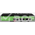 Коммутатор Digma DSP204G-2G-T80 (L2) 6x1Гбит/с 4PoE 4PoE+ 1PoE++ 80W неуправляемый, фото 1