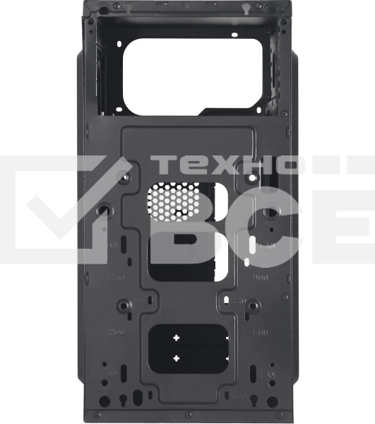 Компьютерный корпус KingPrice KPCC-MN211 черный без БП mATX 1x80mm 2x120mm 2xUSB2.0 audio