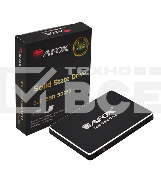Накопитель SSD AFOX SD250-128GN, 128Gb, SATA III, 2.5