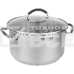 Кастрюля с/кр 24 см 5,1 л Rondell RDS-1389 Akzent, фото 1