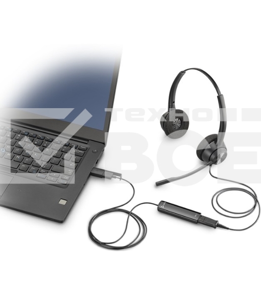 Адаптер USB Plantronics DA75, черный, 786C6AA