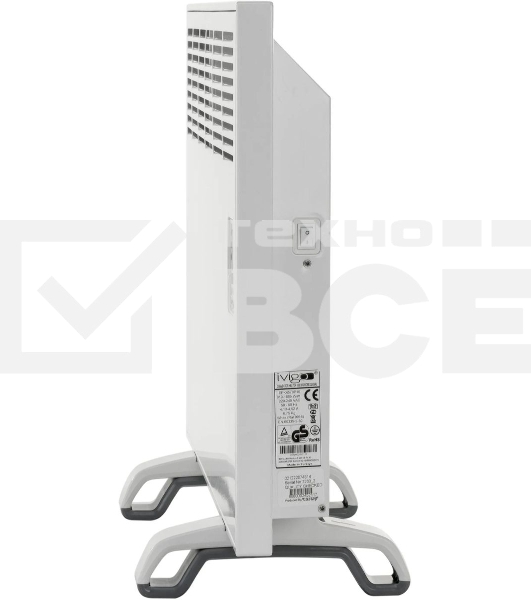 Конвектор IVIGO EPK Pro EPK4570P10, 1000Вт, с терморегулятором, белый