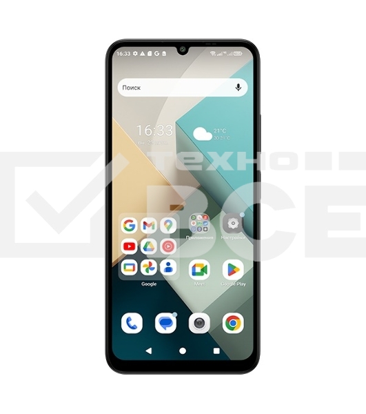 Смартфон BQ 6761L Unit, 6/128Gb, черный