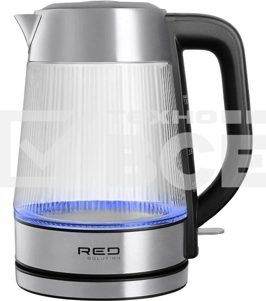 Чайник электрический Red Solution G121 1.8 л, 2200 Вт, черный/серебристый