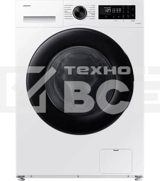 Стиральная машина Samsung WW11CGC04CAELP белый/черный, загрузка фронтальная 11кг, 1400 об/мин, класс: A