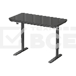 Стол для компьютера Cactus CS-EGD-BK-LED столешница закаленное стекло, черный, каркас черный, фото2