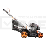 Газонокосилка бензиновая PATRIOT PT 66LS, 201сс, 6,5л.с., 66см, 70л. трав., метал. дека, привод на колеса, мульчирование, боковой выброс, 2 ножа, фото4