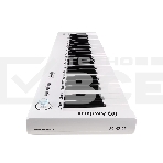Клавиатура MIDI [AX-1973W] Axelvox [KEY49j White] 4-октавная (49 клавиш) динамическая USB, 3 кнопки, джойстик (Pitch Bend и Modulation), 1 программируемый фейдер, вход Sustain педали, выключатель питания, питание от USB. Цвет белый., фото9