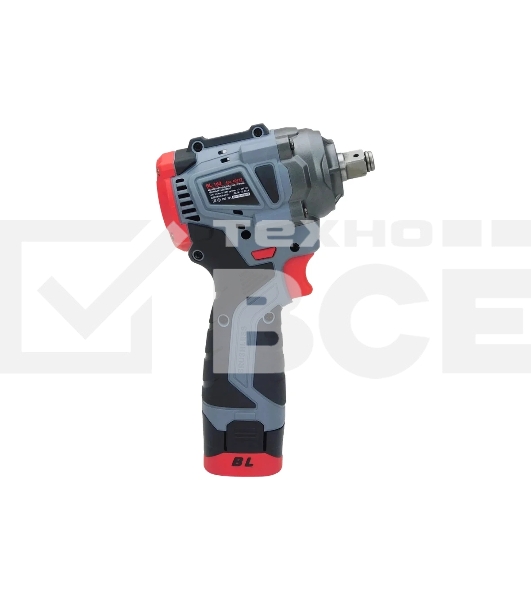 Аккумуляторный бесщеточный ударный гайковерт ProfiPower BL-163 (16В, 260Нм, Li-ion 2шт, 2.0А·ч, ударные головки 17,19,21, З/У,в кейсе)