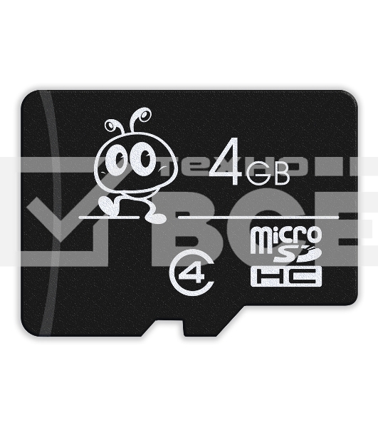 Флеш карта Micro SDHC 4Gb Smartbuy Сlass 4, адаптер в комплекте