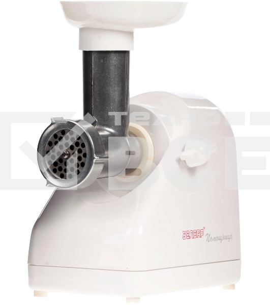 Мясорубка электрическая Белвар Помощница КЭМ-36/220-4-32, 1000 Вт, насадка для теста, колбас, шинковка, ф-ция реверс