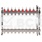Коллектор Royal Thermo нерж. в сборе с расходомерами 1