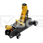 Домкрат гидравлический подкатной с фиксатором Denzel 2 т, 130-330 мм, в кейсе 51154, фото 1