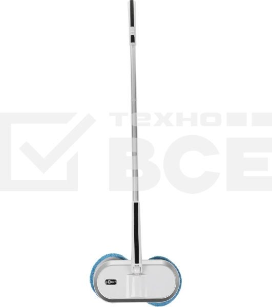 Пылесос-электровеник Xbot RM2 серый, питание от аккумулятора, 240 Вт, уборка сухая