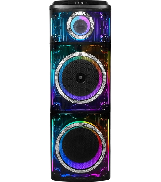 Колонка порт. Ural Молот 216 черный/черный 3000W 1.1 BT/3.5Jack/USB-C 15м 9000mAh (УРАЛ МОЛОТ 216)