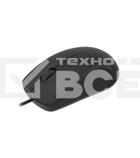 Мышь проводная CBR CM 107 черный, 1000 dpi, USB, кнопки - 3