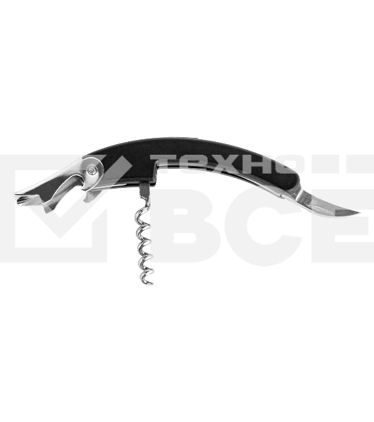 Штопор LARA LR07-39 универсальный, механический, сталь/пластик