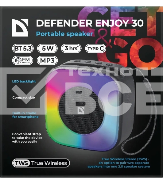 Портативная колонка Defender Enjoy 30