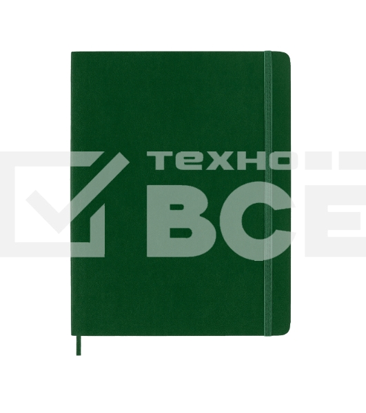 Блокнот Moleskine CLASSIC SOFT QP623K15 XLarge 190х250мм, 192 страниц, нелинованный, мягкая обложка, зеленый