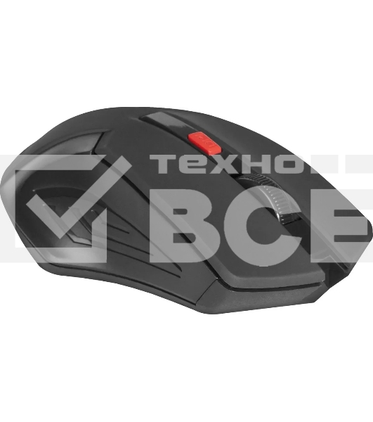 Мышь беспроводная Defender Accura MM-275 красный, 1600 dpi, радиоканал, USB, кнопки - 6