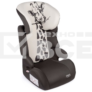 Автокресло SIGER KRES3598 Смарт гр.II/III, жираф серый, бежевый